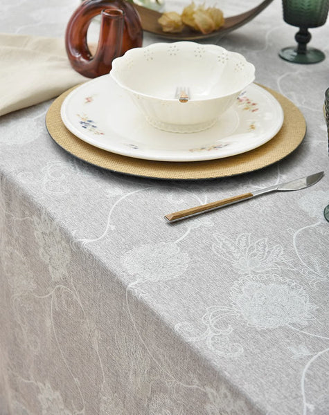 Rustic Table Covers for Kitchen, Country Farmhouse Tablecloth, Square Tablecloth for Round Table, Large Rectangle Tablecloth for Dining Room Table-LargePaintingArt.com