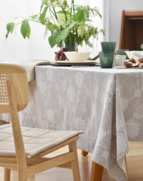 Rustic Table Covers for Kitchen, Country Farmhouse Tablecloth, Square Tablecloth for Round Table, Large Rectangle Tablecloth for Dining Room Table-LargePaintingArt.com