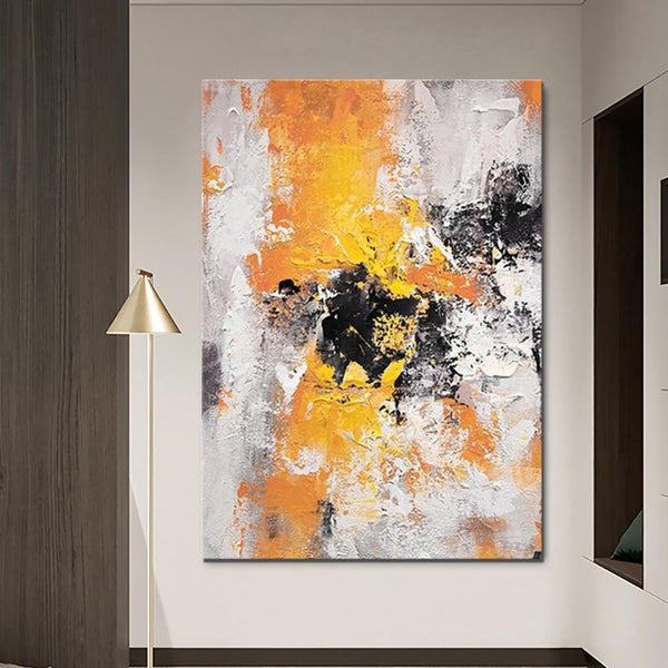 Abstract Acrylic Paintings for Living Room, Modern Contemporary Artwork, Buy Paintings Online, Heavy Texture Canvas Art-LargePaintingArt.com