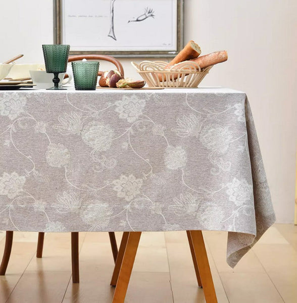 Rustic Table Covers for Kitchen, Country Farmhouse Tablecloth, Square Tablecloth for Round Table, Large Rectangle Tablecloth for Dining Room Table-LargePaintingArt.com