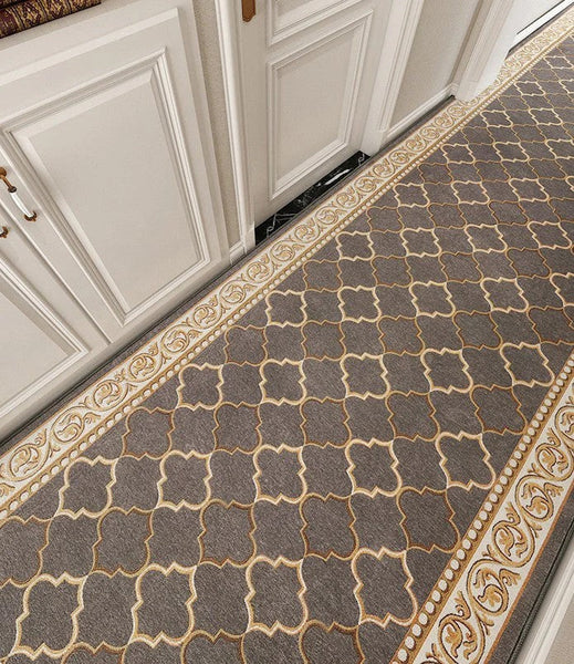 Long Hallway Runners, Non Slip Entryway Runner Rug Ideas, Extra Long Narrow Runner Rugs, Geometric Modern Long Hallway Runners,Contepmorary Runner Rugs-LargePaintingArt.com
