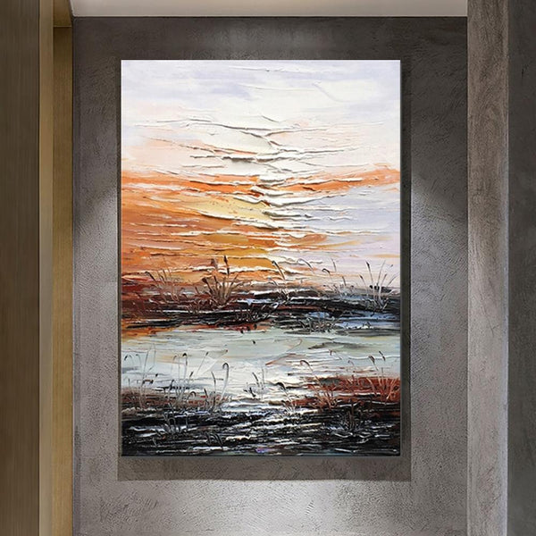 Abstract Canvas Painting, Modern Paintings for Living Room, Hand Painted Wall Art, Huge Painting for Sale-LargePaintingArt.com