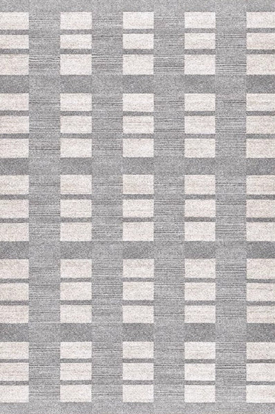 Dining Room Floor Rug, Large Gray Floor Rugs for Living Room, Modern Floor Rugs for Bedroom, Extra Large Geometric Modern Rugs for Office-LargePaintingArt.com
