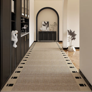 Washable Entrance Hallway Runners, Stain-resistant Non Slip Kitchen Runner Rugs, 25 Feet Extra Long Hallway Runners, Modern Long Hallway Runners-LargePaintingArt.com