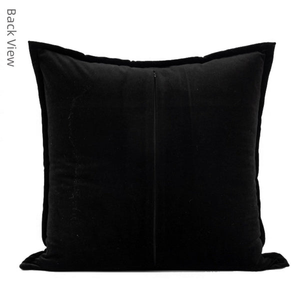 Large Abstract Throw Pillows for Couch, Modern Sofa Throw Pillows, Contemporary Throw Pillow for Living Room, Modern Square Pillows-LargePaintingArt.com