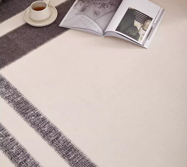 Geometric Contemporary Modern Rugs Next to Bed, Modern Carpets for Office, Abstract Area Rugs for Living Room, Modern Soft Rugs under Dining Room Table-LargePaintingArt.com