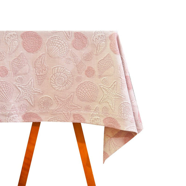 Square Tablecloth for Round Table, Cotton Rectangular Table Covers for Kitchen, Modern Dining Room Table Cloths, Farmhouse Table Cloth, Wedding Tablecloth-LargePaintingArt.com