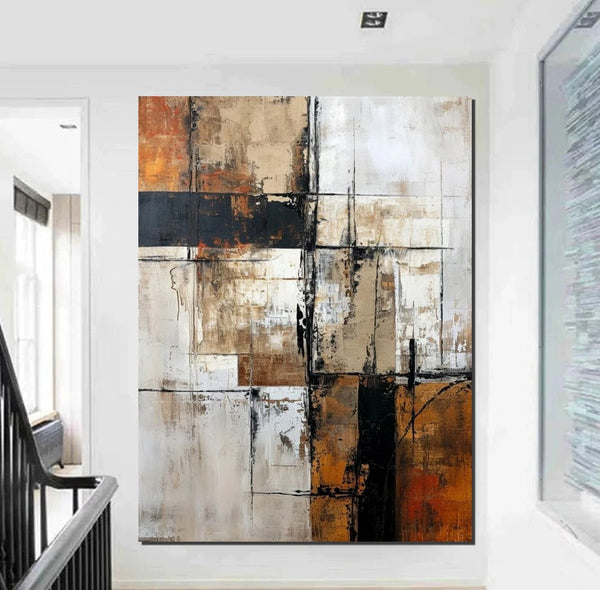 Large Abstract Paintings, Contemporary Acrylic Wall Art Ideas, Modern Canvas Painting, Large Paintings for Living Room, Simple Modern Art-LargePaintingArt.com