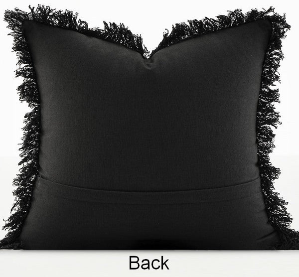 Ethnic Square Modern Throw Pillows for Couch, Contemporary Modern Sofa Pillows, Decorative Throw Pillows for Bedroom, Large Throw Pillow for Interior Design-LargePaintingArt.com