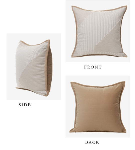 Simple Decorative Throw Pillows, Large Modern Throw Pillows for Couch, Modern Throw Pillow for Interior Design, Contemporary Modern Sofa Pillows-LargePaintingArt.com