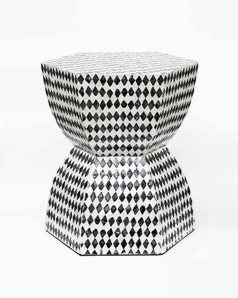Contemporary Bedside Table, Small End Table, Modern Side Table, Bedside Small Side Table, Shell Small Sofa Side Table, Portable Casual Side Table, Creative Coffee Table, Contemporary Side Table-LargePaintingArt.com