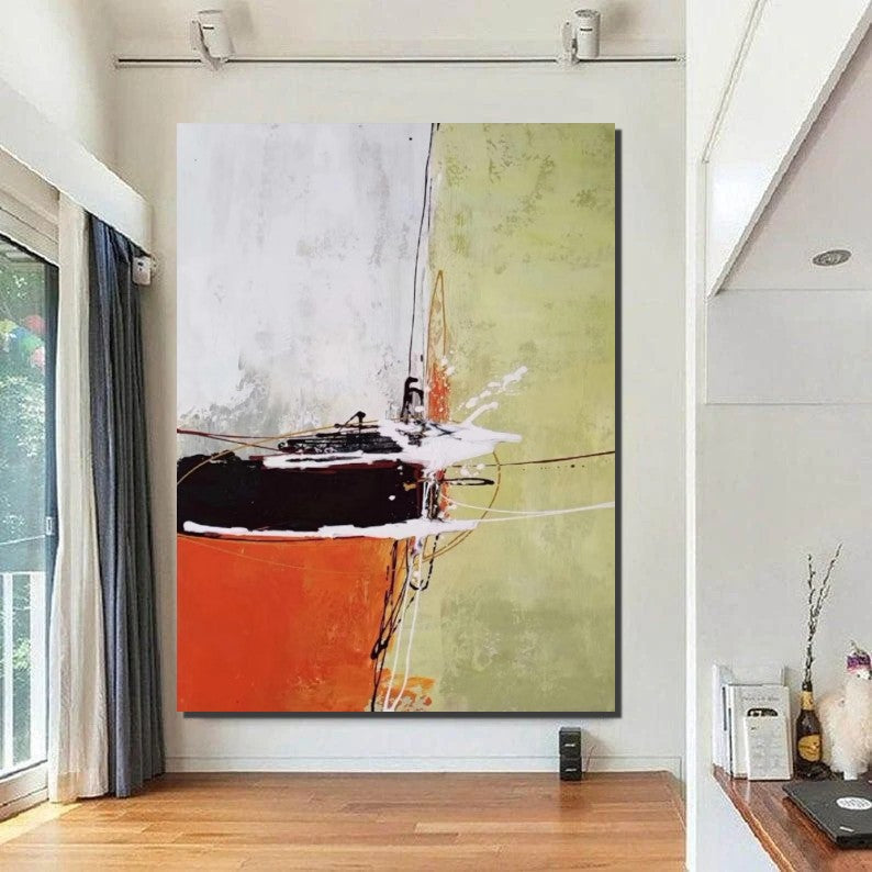 Extra Large Wall Art Painting, Modern Contemporary Abstract Artwork, Canvas Painting for Living Room, Simple Modern Art, Large Paintings for Sale-LargePaintingArt.com