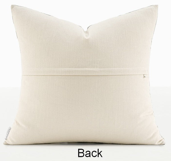 Large Square Modern Throw Pillows for Couch, Large Throw Pillow for Interior Design, Contemporary Modern Sofa Pillows for Bedroom, Simple Decorative Throw Pillows-LargePaintingArt.com