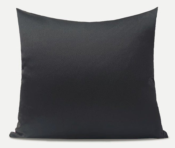 Simple Throw Pillow for Interior Design, Modern Black Gray Golden Lines Decorative Throw Pillows, Modern Sofa Pillows, Contemporary Square Modern Throw Pillows for Couch-LargePaintingArt.com