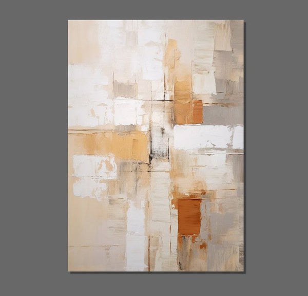 Simple Wall Art Ideas, Modern Abstract Painting, Buy Art Online, Large Acrylic Canvas Paintings, Dining Room Abstract Paintings-LargePaintingArt.com