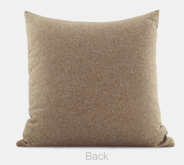 Geometric Modern Sofa Pillows, Large Square Decorative Throw Pillows for Couch, Large Decorative Throw Pillows, Geometric Sofa Pillows for Interior Design-LargePaintingArt.com