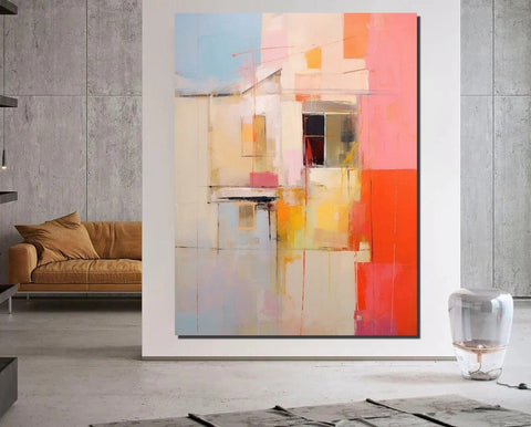 Acrylic Abstract Art, Modern Abstract Acrylic Painting, Living Room Wall Painting, Extra Large Paintings, Large Paintings for Living Room-LargePaintingArt.com