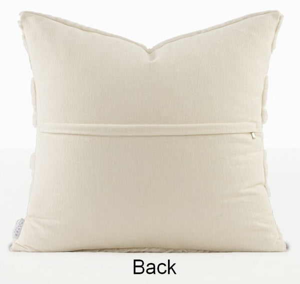 Large Throw Pillow for Interior Design, Decorative Throw Pillows for Bedroom, Square Modern Throw Pillows for Couch, Contemporary Modern Sofa Pillows-LargePaintingArt.com