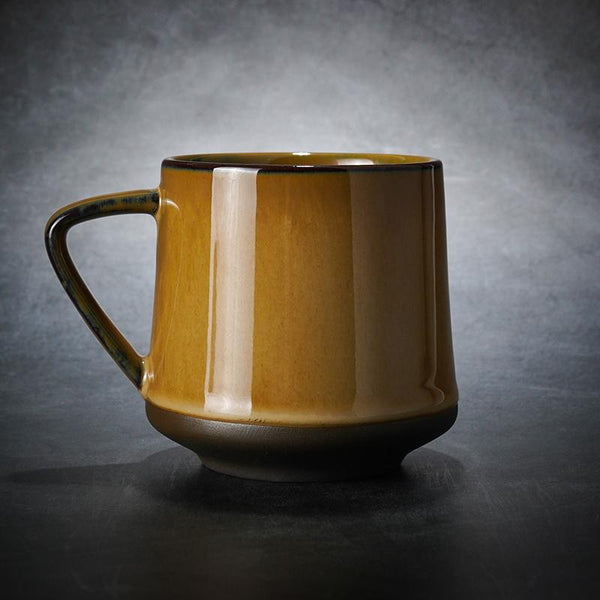Large Tea Cup, Large Pottery Coffee Cup, 8 oz Ceramic Coffee Mug, Latte Coffee Cup, Handmade Coffee Cup-LargePaintingArt.com