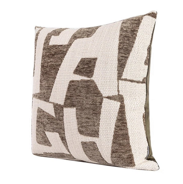 Modern Square Pillows, Contemporary Throw Pillow for Living Room, Large Abstract Throw Pillows for Couch, Modern Sofa Throw Pillows-LargePaintingArt.com