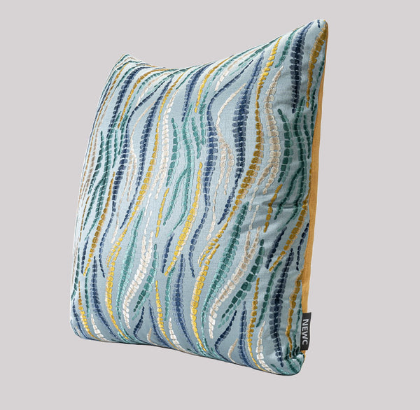 Square Modern Pillows for Couch, Contemporary Modern Sofa Pillows, Decorative Throw Pillows for Bedroom, Large Throw Pillow for Living Room-LargePaintingArt.com