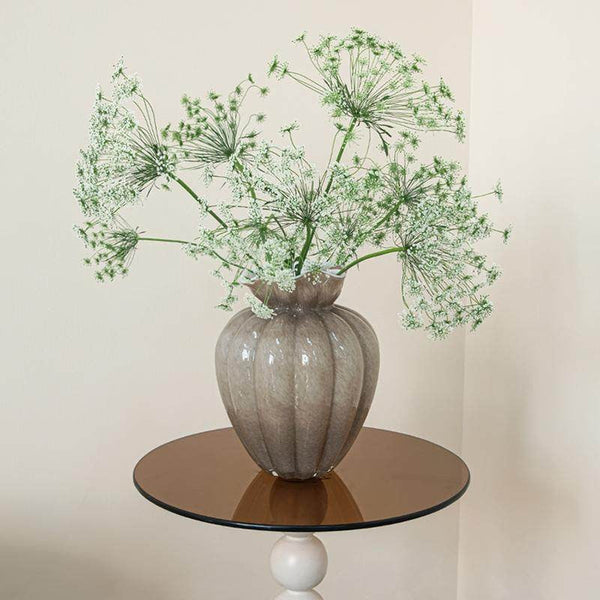 Handmade Liuli Vases, Color Glaze Vase, Contemporary Vases for Modern Home Decor, Glass Bud Vases, Centerpiece Vases on Table-LargePaintingArt.com
