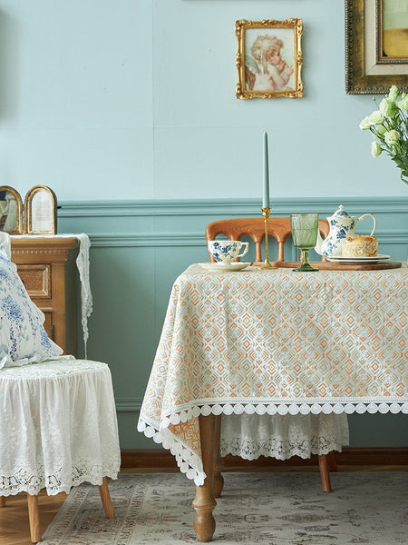 Modern Tablecloth for Home Decoration, Large Square Tablecloth for Round Table, Extra Large Rectangle Tablecloth for Dining Room Table-LargePaintingArt.com