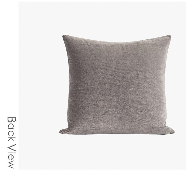 Modern Sofa Throw Pillows, Large Decorative Throw Pillows for Couch, Grey Green Abstract Contemporary Throw Pillow for Living Room-LargePaintingArt.com