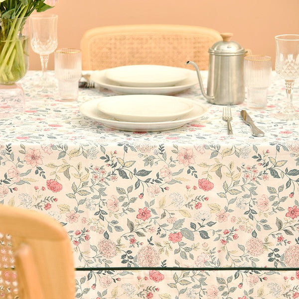 Country Farmhouse Tablecloth, Rustic Table Covers for Kitchen, Large Rectangle Tablecloth for Dining Room Table, Square Tablecloth for Round Table-LargePaintingArt.com