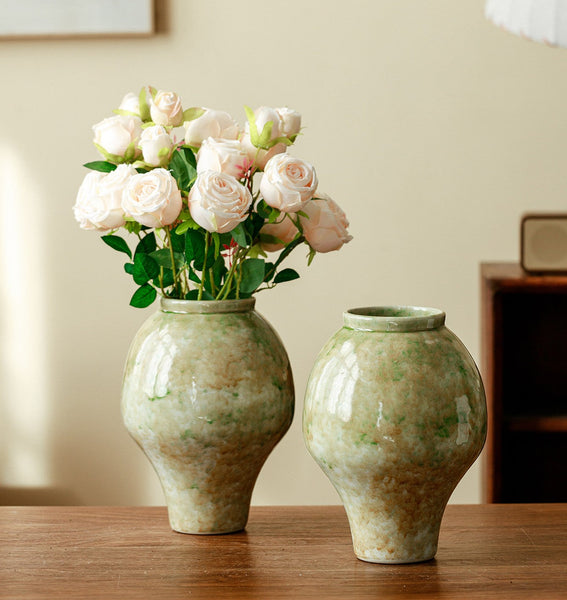 Centerpiece Ceramic Bud Vases, Porcelain Flower Vases, Flower Vases on Table, Handmade Water Holding Flower Vase-LargePaintingArt.com