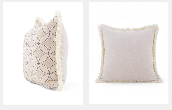 Large Square Pillows, Modern Throw Pillows, Modern Sofa Pillows, Decorative Throw Pillow for Couch, Decorative Throw Pillows for Living Room Couch-LargePaintingArt.com