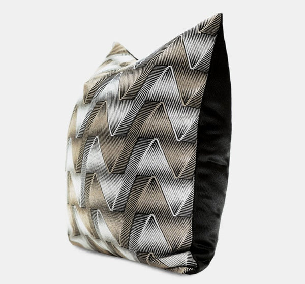 Large Square Decorative Throw Pillows for Couch, Geometric Modern Sofa Pillows, Large Decorative Throw Pillows, Geometric Sofa Pillows for Interior Design-LargePaintingArt.com