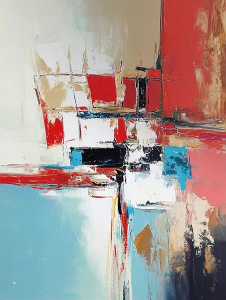 Living Room Abstract Paintings, Impasto Painting, Modern Abstract Painting, Large Acrylic Canvas Paintings, Large Wall Art Ideas-LargePaintingArt.com