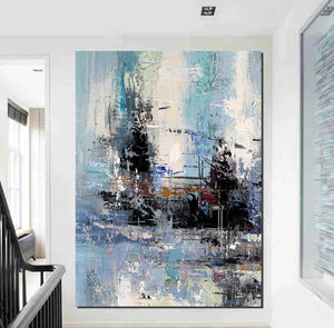 Large Paintings for Dining Room, Acrylic Painting on Canvas, Simple Abstract Art, Wall Art Paintings for Bedroom, Simple Modern Art Paintings-LargePaintingArt.com