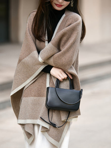 Camel Brown Wool Scarf, Soft Wool Scarf for women, Christmas Holiday Gift, Evening Wrap, Large Winter Shawl, Elegant Shawl, Warm Cape, Winter Scarves, Winter Shawl-LargePaintingArt.com