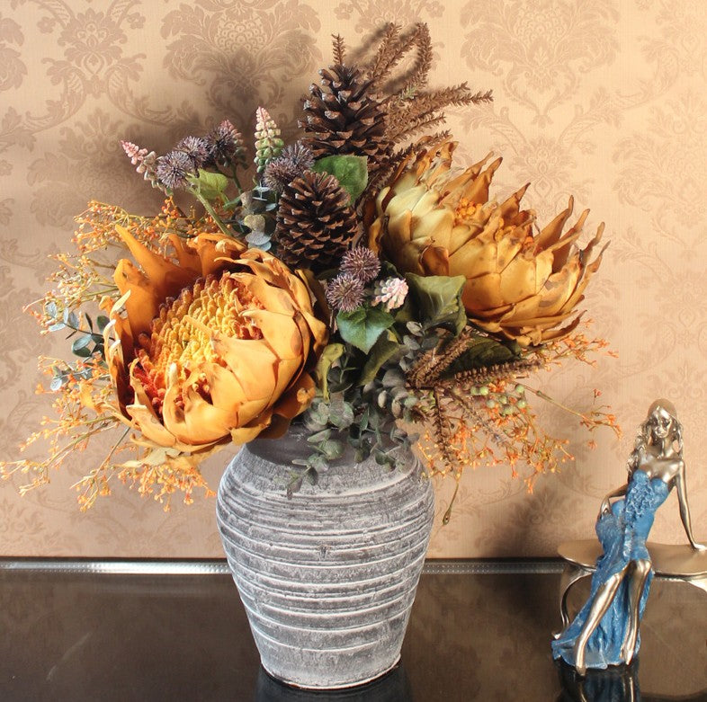Large Bunch Of Sunflowers Arrangement, Bright Yellow Artificial Blooms, Summer Home Decor, Farmhouse Style Centerpiece, Cheerful Floral Display
