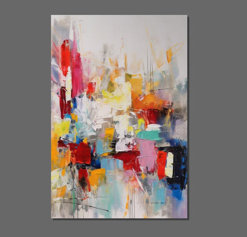 Simple Abstract Art, Wall Art Paintings for Bedroom, Large Paintings for Dining Room, Acrylic Painting on Canvas, Simple Modern Art Paintings-LargePaintingArt.com