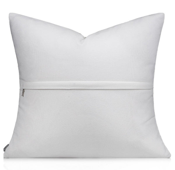 Light Grey Modern Pillows for Couch, Abstract Decorative Throw Pillows for Living Room, Large Modern Sofa Cushion, Decorative Pillow Covers-LargePaintingArt.com