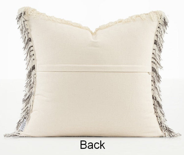 Contemporary Modern Sofa Pillows for Bedroom, Large Square Modern Throw Pillows for Couch, Simple Decorative Throw Pillows, Large Throw Pillow for Interior Design-LargePaintingArt.com