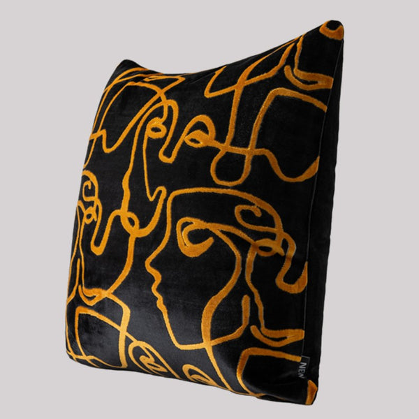 Modern Sofa Throw Pillows for Bedroom, Large Decorative Sofa Pillows, Abstract Contemporary Pillow for Couch-LargePaintingArt.com