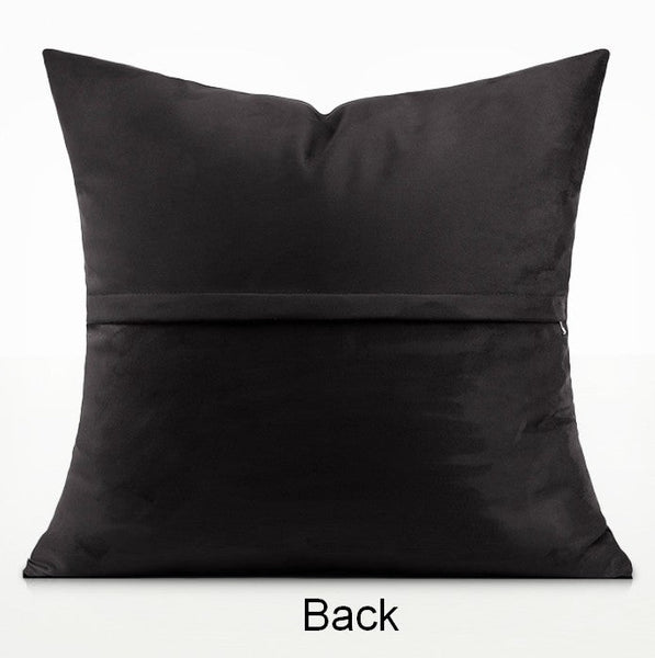 Abstract Decorative Throw Pillows for Living Room, Black Modern Pillows for Couch, Large Modern Sofa Pillow Cases, Decorative Pillow Covers-LargePaintingArt.com