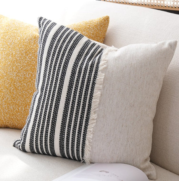 Contemporary Throw Pillows, Modern Pillows for Dining Room, Modern Sofa Pillows, Large Modern Sofa Pillows, Decorative Throw Pillows for Couch-LargePaintingArt.com