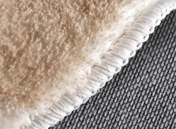 Simple Modern Floor Rugs Next to Bed, Bedroom Geometric Round Rugs, Circular Modern Rugs for Dining Room, Contemporary Floor Carpets for Entryway-LargePaintingArt.com