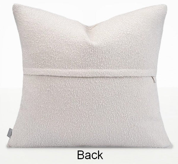 Large Square Modern Throw Pillows for Couch, Contemporary Modern Sofa Pillows for Bedroom, Simple Decorative Throw Pillows, Large Throw Pillow for Interior Design-LargePaintingArt.com