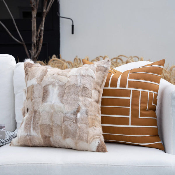 Luxury Abstract Decorative Throw Pillows for Living Room, Decorative Pillow Covers, Modern Pillows for Couch, Large Modern Sofa Pillow Cases-LargePaintingArt.com