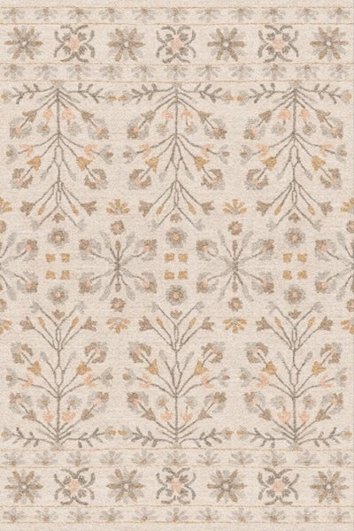 Modern Rugs for Living Room, Flower Pattern Modern Rugs for Farmhouse, Bedroom Modern Rugs, Modern Rugs for Dining Room-LargePaintingArt.com