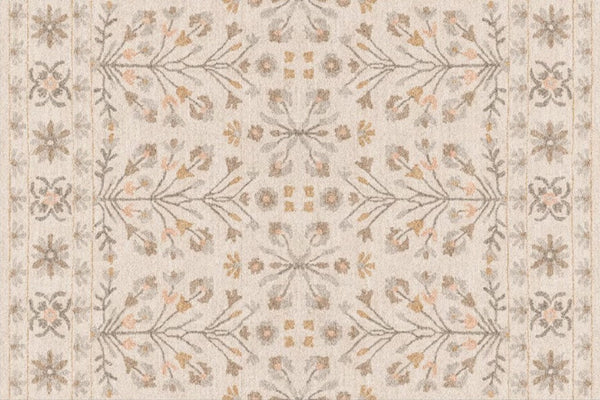 Modern Rugs for Living Room, Flower Pattern Modern Rugs for Farmhouse, Bedroom Modern Rugs, Modern Rugs for Dining Room-LargePaintingArt.com
