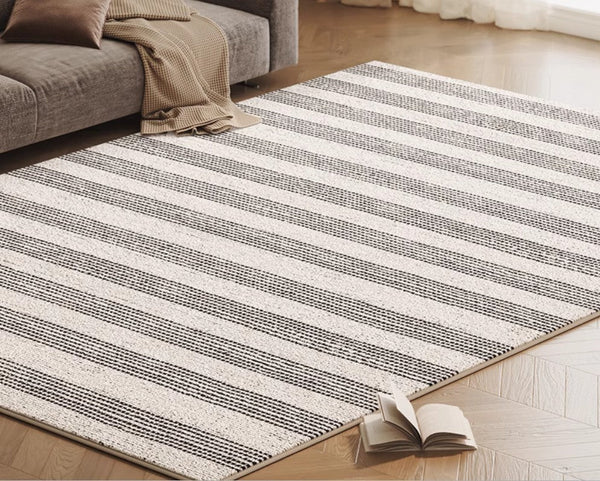 Contemporary Modern Rugs for Bedroom, Geometric Modern Rugs for Sale, Modern Rug Placement Ideas for Living Room, Abstract Rugs for Dining Room-LargePaintingArt.com