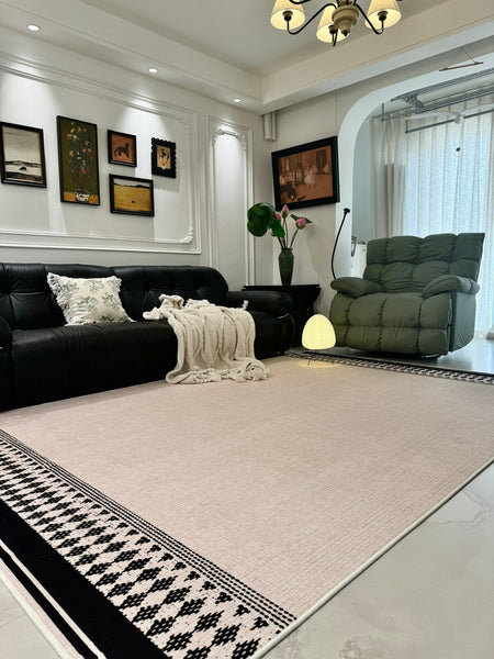 Large Modern Rugs for Living Room, Dining Room Floor Rugs, Modern Area Rugs under Sofa, Abstract Contemporary Rugs for Bedroom, Modern Carpets for Office-LargePaintingArt.com