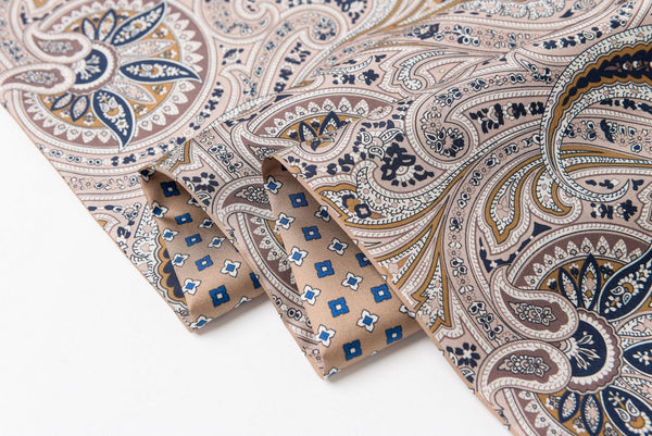 Silk Scarf For Suit, British Style Long Scarf, Business Silk Scarf Men, Luxury Silk Neck Scarf, Mens Spring Autumn Scarf, Formal Wear Silk Scarf, Silk Ascot For Men, Lightweight Silk Scarf Men-LargePaintingArt.com